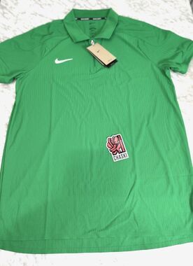 NikeCourt Dri-FIT ADV Textured Tennis Polo Green Slim Men Large Tall HQ0792-310
